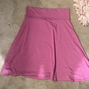 Lularoe pink stretch skirt